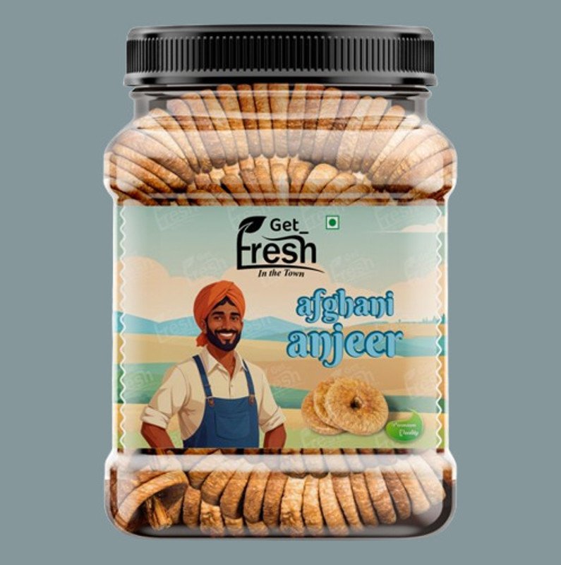 Get Fresh Afghan Anjeer | Known For Its Naturally Mild Sweet | Mountain Figs(1 X 1000 G)