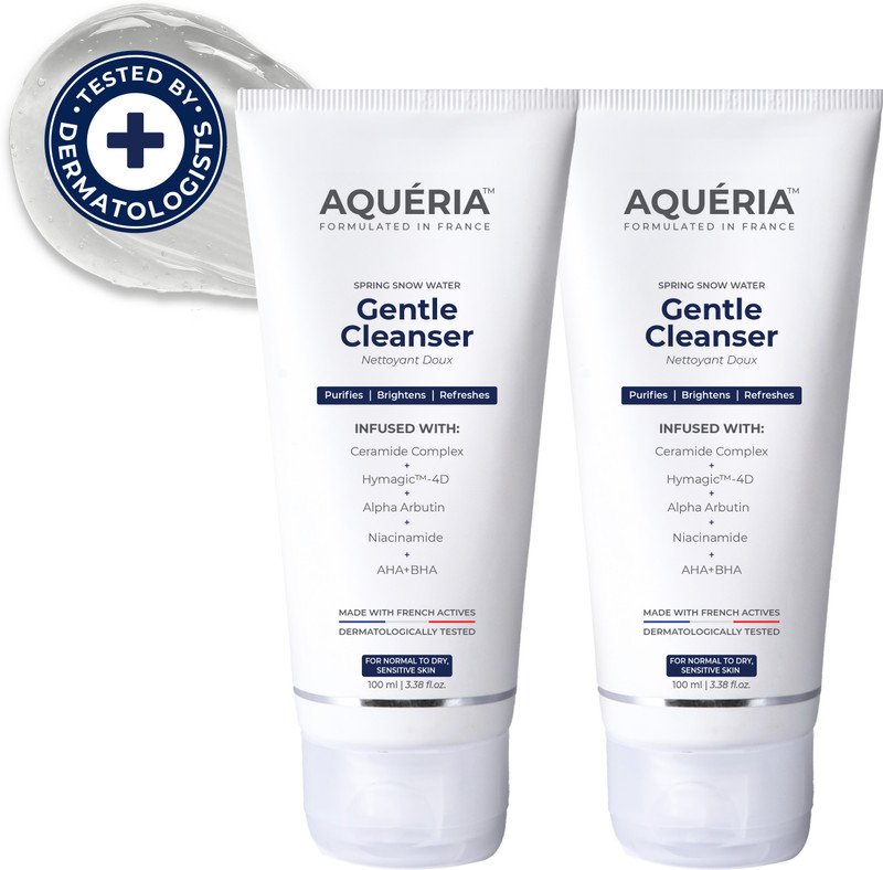 Aqueria 3% Niacinamide Hydrating & Brightening French Gentle Cleanser | Normal To Dry, Sensitive Skin Face Wash(200 Ml)