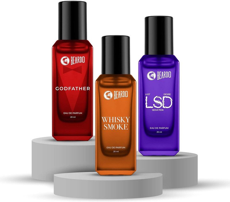 Beardo Godfather, Whisky Smoke & Lsd Perfume Edp| Strong & Long Lasting | Woody & Musky Eau De Parfum – 60 Ml(For Men)