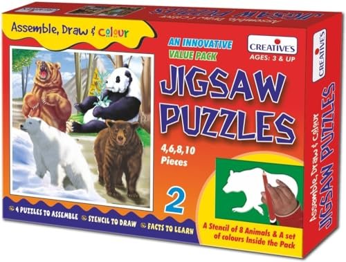 Creative Educational Aids P. Ltd. 1000 Jigsaw Puzzles – 2,Multicolor