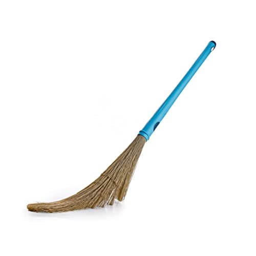 Sparkmate By Crystal No Dust Broom/Jhadu, Xtra Long Handle, Easy Floor Cleaning