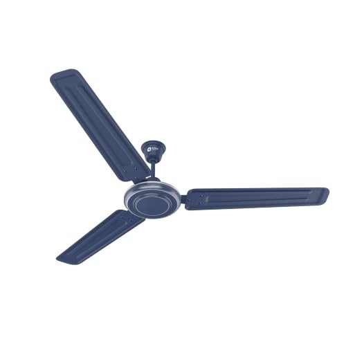 Orient Electric Apex-Fx 1200Mm Ceiling Fan For Home| Bee 1 Star Rated Energy Efficient Fan| Rust Resistant | Strong And Powerful Motor | 2 Years Warranty By Orient | Blue – Pack Of 1