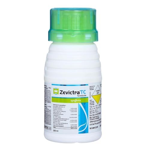 Syngenta Zevictra Tc 250Ml Termiticide | Anti Termite Chemical With Imidacloprid 30.5% Sc | Termite Killer Liquid For Pre & Post Construction, Soil, Wall, Skirting & Wood Treatment | Deemak Control
