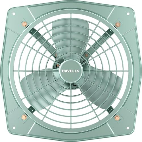 Havells Ventil Air Dsp 300Mm Exhaust Fan | Strong Air Suction, Rust Proof Body |Suitable For Bathroom, Kitchen, And Office| Warranty: 2 Years | (Pack Of 1, Pista Green)