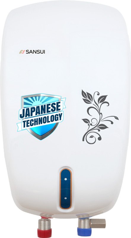 Sansui AquaZen_3 3 L Instant Water Geyser Japnese Technology 100% Copper Heating Element 3 Level Safety(White)