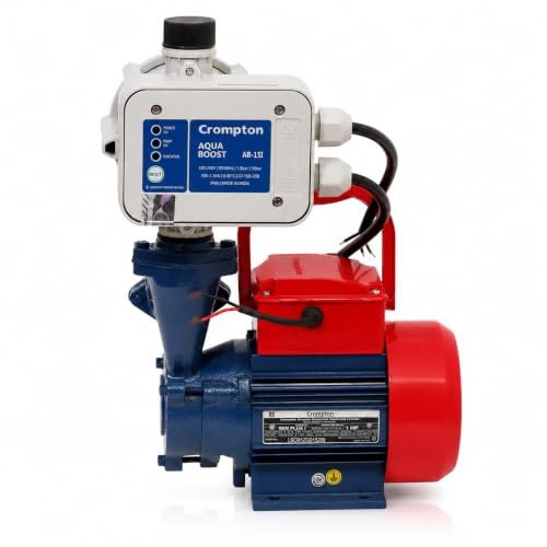 Crompton 1hp Pressure Booster Pump | 1hp with Automatic Pump Controller |Water Pump 1hp for 3-4 bathrooms and kitchen | 12 months on site warranty