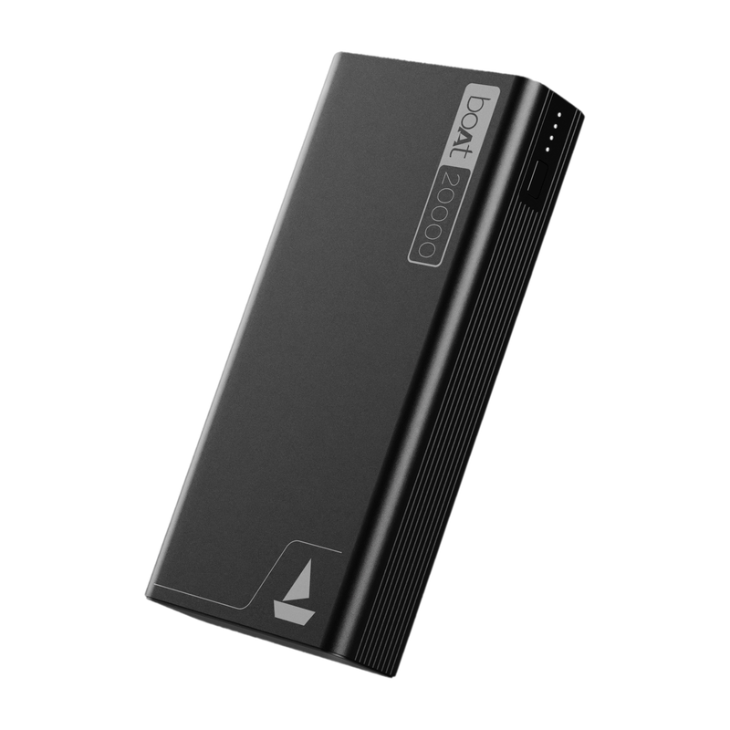 boAt 20000 mAh 22.5 W Slim Power Bank(Carbon Black, Lithium Polymer, Fast Charging, Quick Charge 3.0, Power Delivery 3.0 for Laptop, Mobile, Speaker, Tablet)