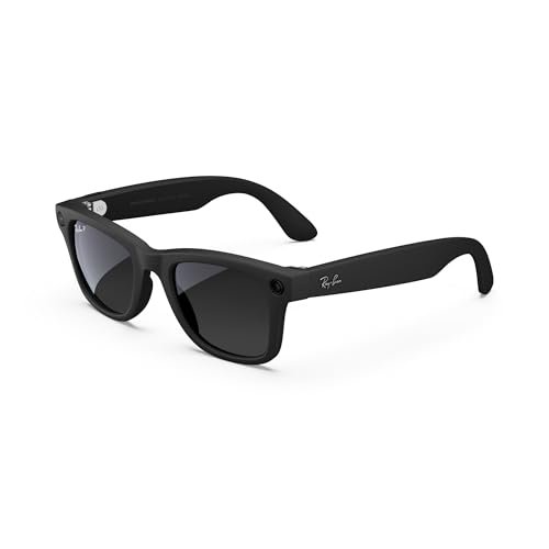 Ray-Ban | Meta Wayfarer (Gen 1) Large – Matte Black, Polarised Gradient Graphite Lenses