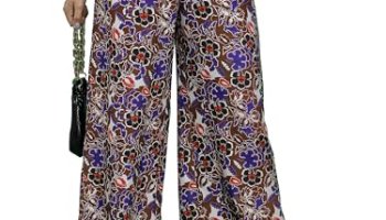Ketch Women’S Regular Casual Pants (Khp0000004_Red/Purple/Multi