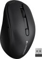 Zebronics Zeb-Charm, Wireless Mouse, Mode Switch Button, (Metallic Black) Wireless Ambidextrous Optical Mouse  With Bluetooth(2.4Ghz Wireless, Bluetooth, Metallic Black)