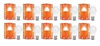 Halonix 9W B22 Led Cool White Bulb, Pack Of 10