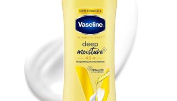 Vaseline Deep Moisture Body Lotion |For Dry Skin | Cushion Soft Skin| With Ceramides Hyaluron Moisture Fillers 400Ml