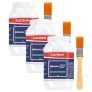 Catron Waterproof 3 Crack Seal Agent Roof Water Leakage Solution 900G,Transparent Waterproof Glue With Brush
