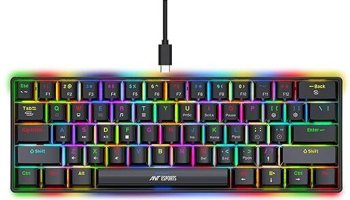 Ant Esports Mk 1300 Wired Usb Tenkeyless Gaming Keyboard Compatible With Desktop(Black)