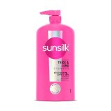 Sunsilk Luscious Thick & Long Shampoo 1L || With 3% Kera-Protein Complex For Thicker, Fuller & Bouncier Hair