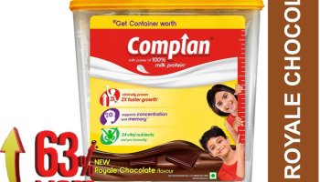 Complan Nutrition Drink Powder For Children, Royale Chocolate Flavour, Jar(1.5 Kg)