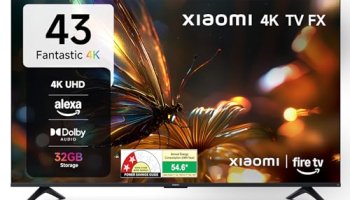 Xiaomi 108 Cm (43 Inch) Fx Ultra Hd 4K Smart Led Fire Tv L43Mb-Fin