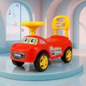 Kidsmate City Rider Musical Ride-On Car For Kids | Fun & Safe Baby Push Car With Steering Wheel & Comfortable Backrest |Perfect For Indoor & Outdoor Fun For Toddlers 1.5+ Years – Red/Yellow