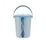 Nayasa Army Pedal Bin- 11.5 Ltrs | Dustbin With Lid | Garbage Waste Bin With Handle | For Kitchen – Bathroom | Strong & Durable | Blue