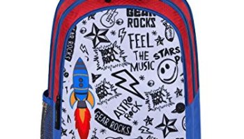 Gear Astro Rock Kids 15 Inch 15 Ltrs Multicolor School Standard Backpack (Kbpastorck015)