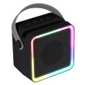 Zebronics County 8, Portable Bluetooth Speaker, 8 Watts, Upto 7 Hours Playback, Passive Radiator, Btv5.3 | Tws | Usb | Msd, Rgb Led, Call Function, Compact Design, Carry Strap (Black)