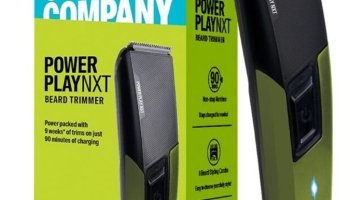 Bombay Shaving Company Power Play Nxt Beard Trimmer Trimmer 90 Min  Runtime 6 Length Settings(Green)