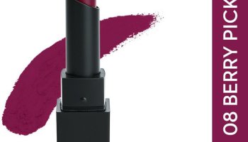 Sugar Cosmetics Nothing Else Matter Longwear Lipstick(08 Berry Picking (Berry), 3.2 G)