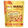 Saffola Muesli Kesar Crunch With Flavour Pops, 450 Gm | 15 In 1 Fruit And Nuts, Seeds, Millet & More | Cereals For Breakfast With Wholegrain, Protein, Fibre