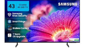 Samsung 108 Cm (43 Inches) Crystal 4K Vista Ultra Hd Smart Led Tv Ua43Ue81Afulxl