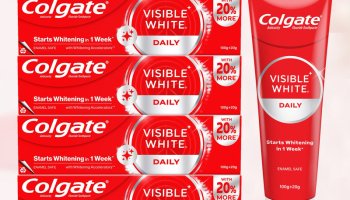Colgate Visible White Tooth Paste Teeth Whitening Starts In 1 Week, Combo Pack Of 4X120G Toothpaste(480 G, Pack Of 4)