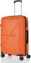 Stony Brook By Nasher Miles Axis Hard-Sided Polypropylene Check-In Luggage Orange 24 Inch |65Cm Trolley Bag Check-In Suitcase 8 Wheels – 24 Inch