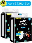 Femiss Sanitary Pads For Women And Girls Trifold Pads(Xxxl-Size, 320 Mm,( 40 Pads Each) Sanitary Pad(Pack Of 2)