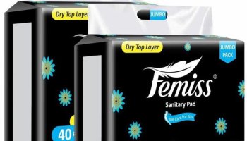Femiss Sanitary Pads For Women And Girls Trifold Pads(Xxxl-Size, 320 Mm,( 40 Pads Each) Sanitary Pad(Pack Of 2)