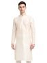 Jompers Men’S Dupion Silk Solid Regular Kurta (Koko_636_White