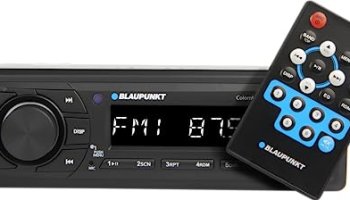 Blaupunkt Car Stereo Colombo-130Bt Digital Media Receiver, 1 Din, 4X50 Watts With Dual Usb Ports (Music & Charging), Bluetooth, Aux In, Fm, Hands Free Calling & Remote Control