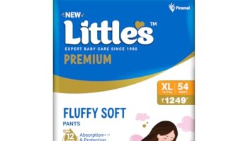 Little’S Premium Baby Diapers Xl Size (Extra Large) Pants Style | 12-17 Kg | 54 Count | Super Jumbo Fluffysoft Baby Diaper With Leakage Guard, Wetness Indicator & 12 Hours Absorption