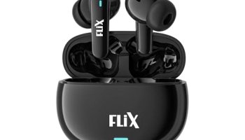 Flix (Beetel T21 Nitro Buds True Wireless In Ear,Bluetooth V5.3(Quick Paring),10Mm Super Bass Drivers,Ipx4 Rated,Quad Mic With Enc,Touch Controls,50Hrs Playback,Ai Voice Assistant (Xtw-T21)(Black)