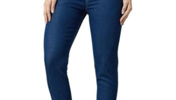 Aka Chic Women’S Regular Rise Skinny Jeans (Akcb 1031_Mid Blue_32)