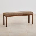 Home Centre Hercules Fabric Dining Bench – Brown