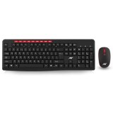 Ant Wk200 Nano Wireless Keyboard And Mouse Combo, 2.4 Ghz Wireless, Spill-Resistant Design, 9 Multimedia Keys, Upto1600 Dpi High Precision, Advanced Optical Sensor For Pc Laptops Windows Mac_Black