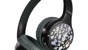 Belkin X Disney, Special Disney 100 Mickey & Friends Edition, Safe Wireless On Ear Kids Headphones With Mic, 30 Hours Playtime – Black