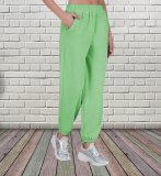 Marc Laurent Regular Fit Women Light Green Trousers