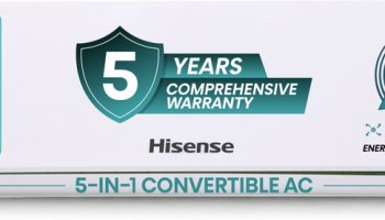 Hisense 2025 Model 1.5 Ton 3 Star Split Inverter Ac((As-18Tr4R3E1I,As-18Tr4R3E1O), White)