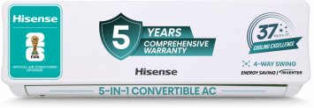 Hisense 2025 Model 1.5 Ton 3 Star Split Inverter Ac((As-18Tr4R3E1I,As-18Tr4R3E1O), White)