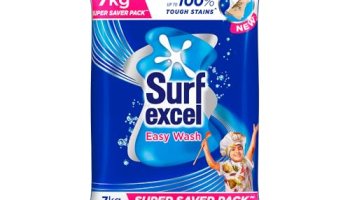 Surf Excel Easy Wash Detergent Powder7 Kg | Superfine Washing Powder | Dissolves Easily & Removes Tough Stains | Suitable For All Washing Machines (Pack Of 1)