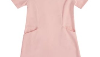 Pantaloons Junior Girl’S Peach Dress Regular Fit,Peach,8-9 Yrs