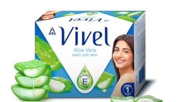 Vivel Aloe Vera Grade 1 Bathing Soap With Vitamin E For Soft Glowing Skin, 600G (150G – Pack Of 4), Soap For Women & Men, For All Skin Types