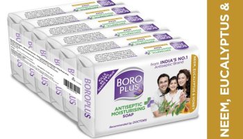 Boroplus Antiseptic And Moisturising Toilet Soap With Neem,Eucalyptus And Honey| 125Geach(8 X 125 G)