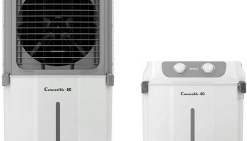 Havells 80 L Desert Air Cooler(Grey, White, Convertible-80)