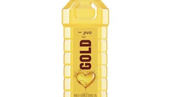 Jivo Gold Premium Refined Cooking Oil Perfect Blend Of Rice Bran & Sunflower Oil | Natural Antioxidants | 1 Litre Pack